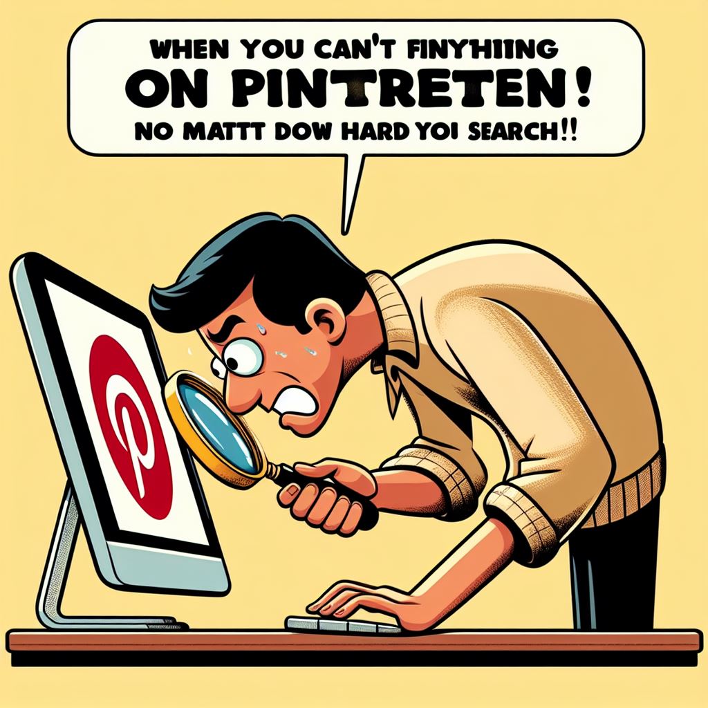 why is my pinterest search not working